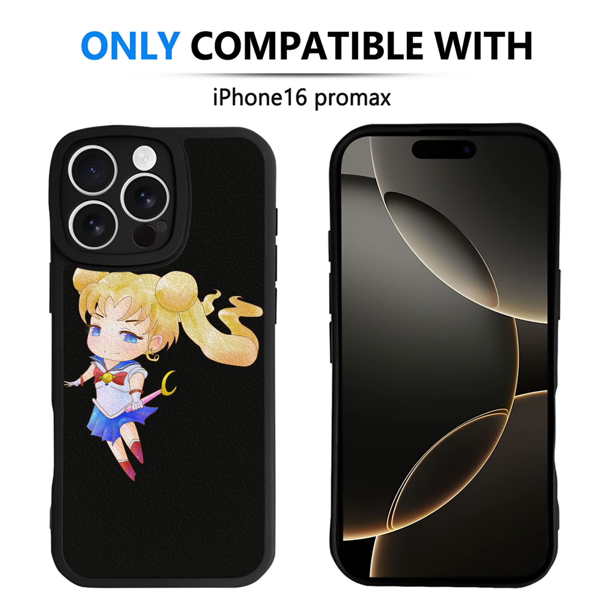 （画像用） 美少女戦士セーラームーン 愛野 美奈子 あいの みなこ Sailor Moon Aino Minako 【iPhone 16シリーズ対応】シリコンスマホケース（レザー調） 材質：シリコン